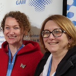 Pfarrerinnen Anna Polcková und Eva Oslikova aus der Slowakei beim GAW-Jubiläum
