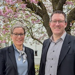 Mario Fischer (rechts) und seine Nachfolgerin Susanne Schenk.Foto: GEKE