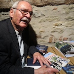 Horst F. Rupp bei der Vernissage zur "Kleinen Geschichte einer großen Stadt" Rothenburg. Foto: Borée