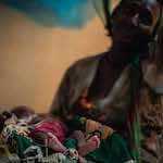 Hungerndes Kind in der äthiopischen Provinz Tigray. Foto: pa