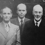 Kirchenkonferenz Helfta Ratmitglieder Martin Niemöller und Theophil Wurm