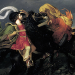 Krammer, Franz: Faust und Mephisto auf dem Blocksberg, Georg-Schäfer Museum Schweinfurt