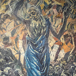 „Der Prophet“ von Jakob Steinhardt im Berliner Centrum Judaicum (Detail). Foto: epd/F