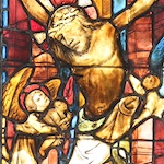 St. Jakobs-Kirche Rothenburg gotische Glasfenster