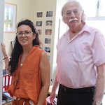 Andreea Manastirean und Wieland N. Köber in Hermannstadt. Foto: Borée