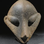 Tiermaske aus der Steinzeit (Detail). Foto: arg